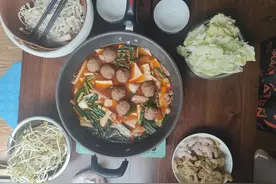 混合痔加高位肛瘘手术第34天，今天端午节术后第一次陪女儿吃火锅图片