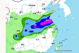 山东重返雨季？大到暴雨即将来袭，后期将有两轮大范围强降雨过程图片