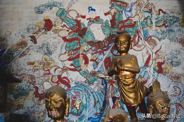 晋北小众三圣寺火了，84幅佛传壁画+元代大殿，冷门却藏大惊喜