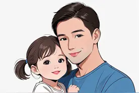 亲子头像 | 父子、父女创意手绘头像，爱的表达图片