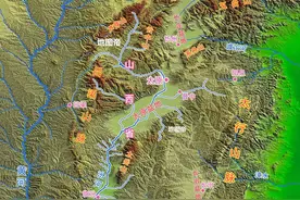 让我打开地图，给你解释啥叫表里山河，说说山西图片