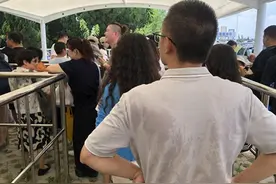 实探养马岛最严交通管制①进岛拥堵近一小时，接驳排了20分钟图片