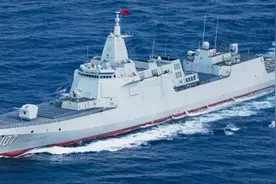 连续2天实弹训练！央视公开055射击画面：打完炮还要再绕行一圈？图片