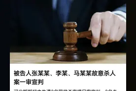 邯郸三少年被宣判！网友呼吁必须判他个死刑年龄不是犯罪的免死牌图片