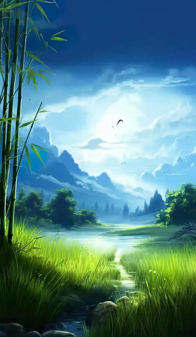 分享图片—蓝天白云，青山绿水