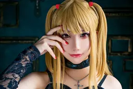 《死亡笔记》弥海砂COSer，迷人哥特洛丽塔魅力！图片