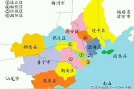 关于潮汕三市重新划分的设想图片