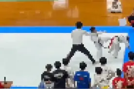 不讲武德！日本空手道选手偷袭对手后脑勺，致其四肢瘫痪图片