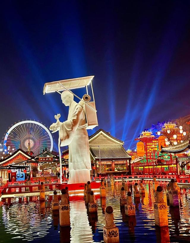 河北又一景区火了，被誉为北方水上大唐不夜城，夜游赏景超震撼