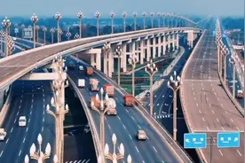 天府大道北延线（濛阳段）北段项目圆满完成并正式通车图片