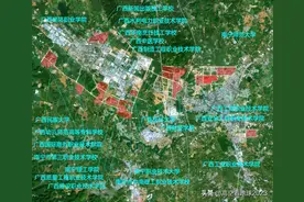 生米熬成饭，10年间，武鸣大学城已初具规模图片