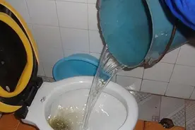 “倒水冲厕”为何不提倡？资深老保姆告诉你：看似省水实则隐患大图片