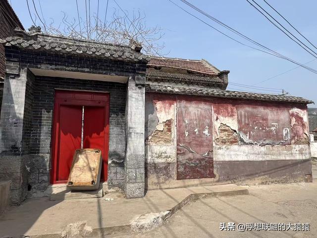 博山石马乡的中石马，留有众多古宅和古庙、古槐