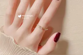 猫眼美甲合集来了：秋天也要闪闪发光啊~图片