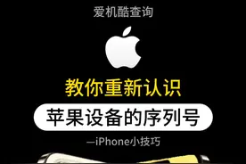 教你重新认识以下：苹果设备的序列号图片
