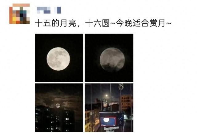 昨晚，你被朋友圈的月亮刷屏了吗？