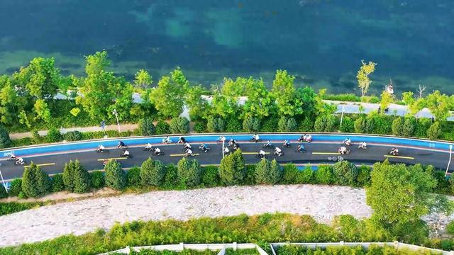 第九届省旅发大会——相约“太行泉城 美丽邢台” | 七里河北岸健身绿道：一路风光伴骑行 运动休闲两相宜
