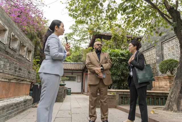 国际举联副主席阿尔哈比到访东莞可园，感受岭南园林风情