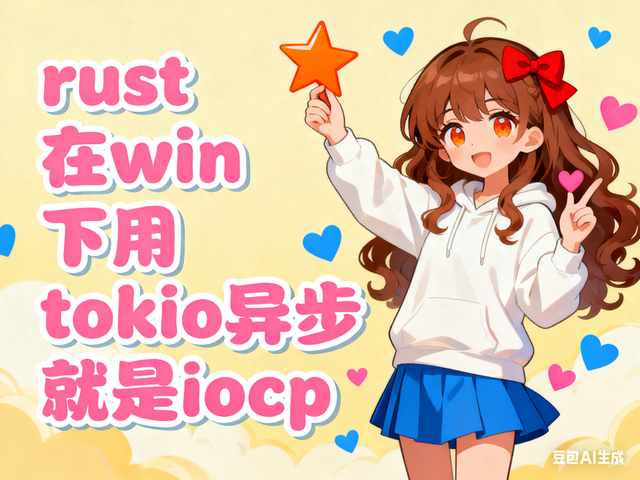 rust 在win下用tokio异步就是基于iocp