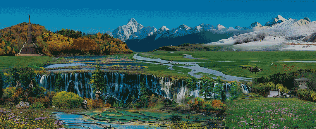 瑶池仙境入画来！黄龙的冬日，每一帧都是大片🤩