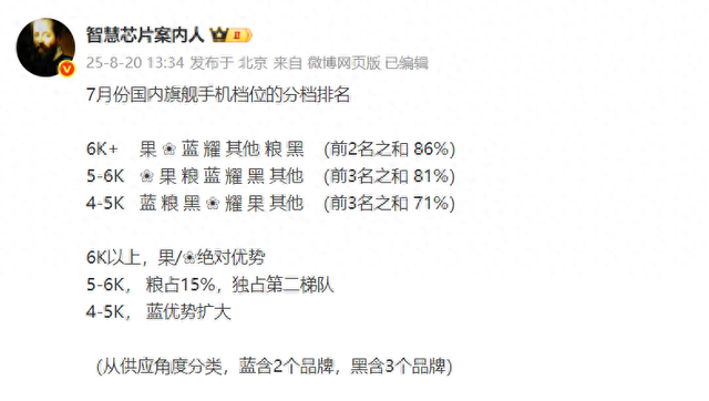 7月份旗舰谁称王？苹果、华为、小米请对号入座