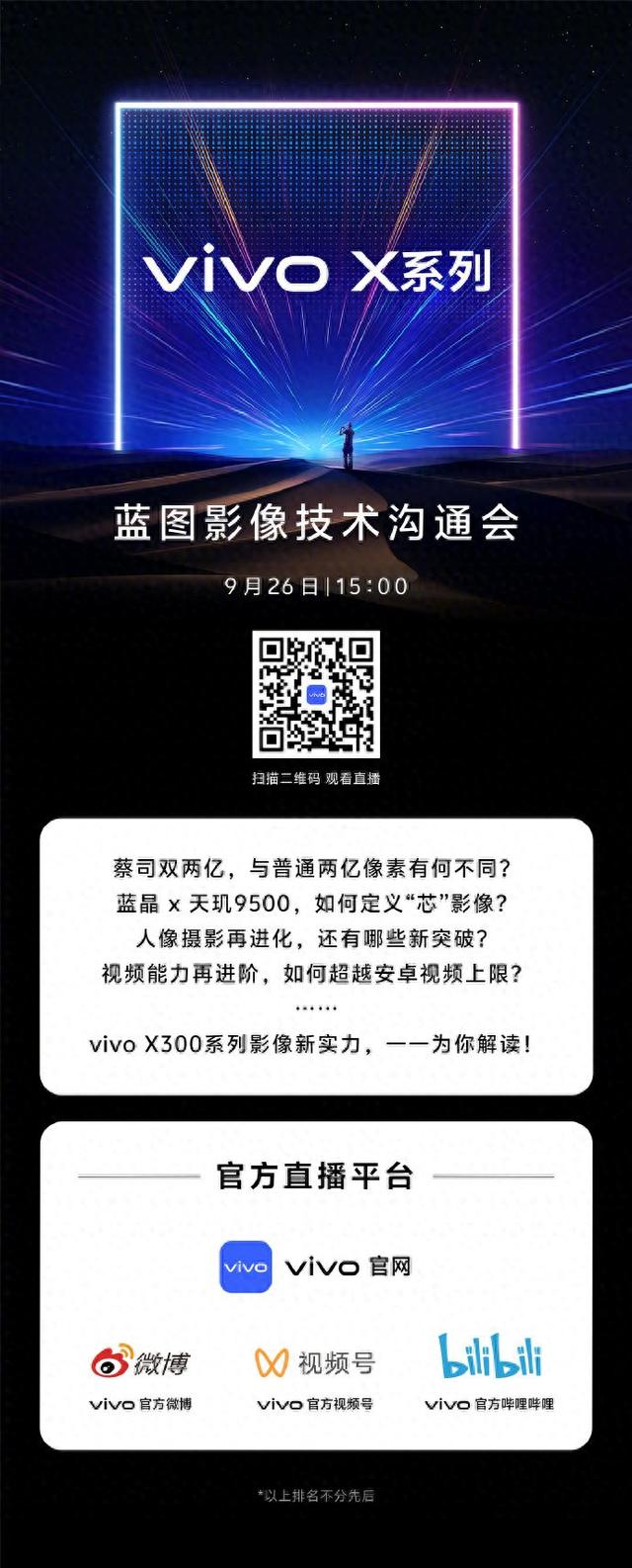蓝图影像技术沟通会官宣：vivo与联发科再度强强联合