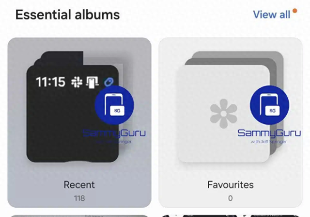 三星One UI 8.5系统相册应用曝光：文件夹新增缩略图，全新底部栏