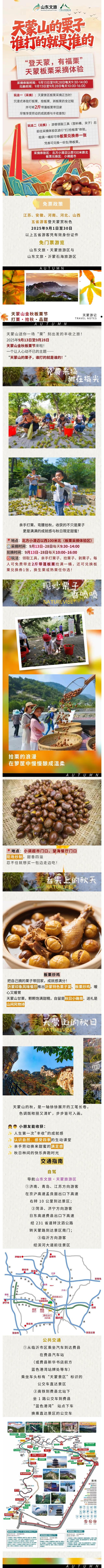 2025天蒙山金秋板栗节｜秋日限定，"栗"刻出发！
