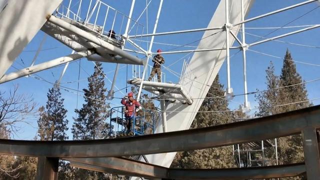 49米高！中山公园新摩天轮来了，预计春节前开放