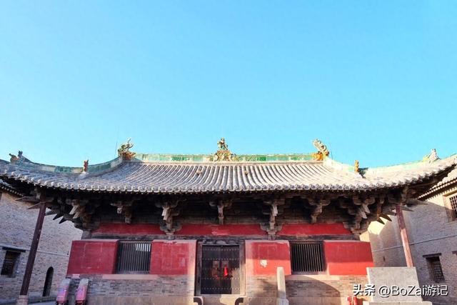 打卡冷门景点，山西崇明寺推荐，中佛殿唐宋融合的建筑美学