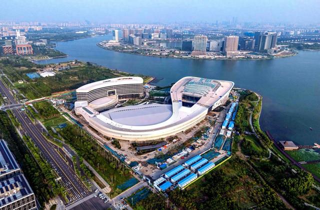 郑州北龙湖国际文化交流中心冲刺建设