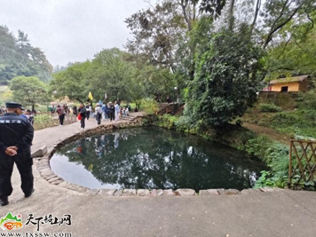 故居后门的小池塘