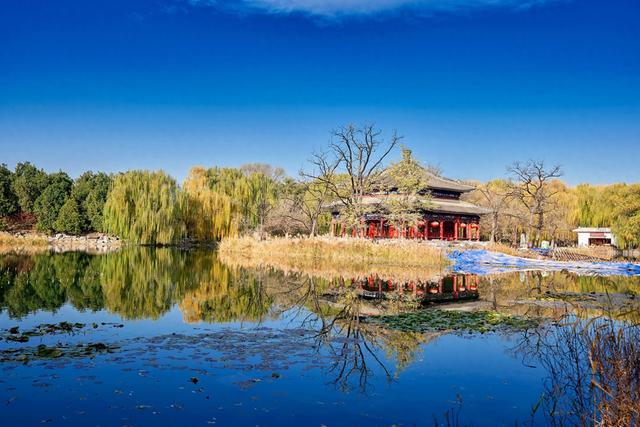北京圆明园秋色，金风拂残垣，静品岁月，赴一场秋韵时空之约