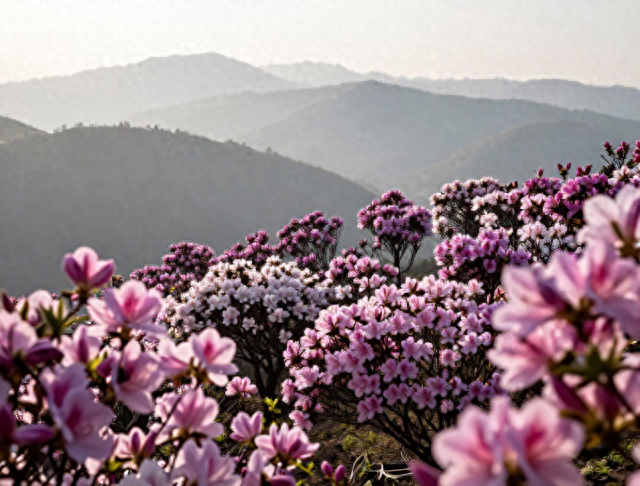 0门票！广西4万亩野生杜鹃开爆，牛羊满山跑