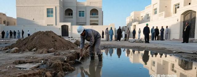 我在沙特当司机见雇主院积水,顺手挖条水沟,次日富豪区的人全来了