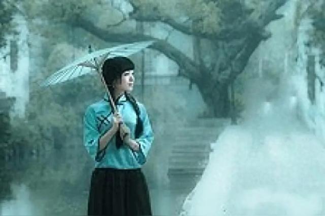 雨中听秋