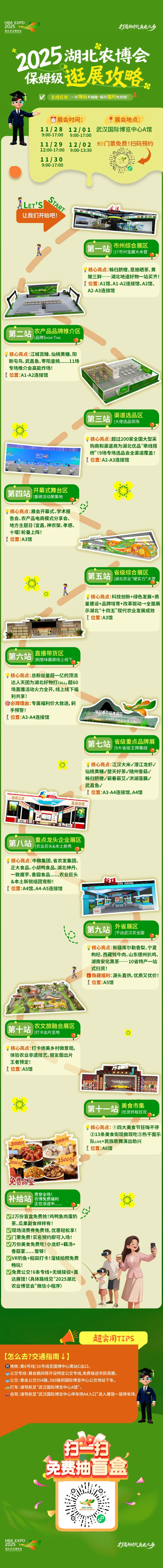 保姆级逛展攻略！一天嗨玩「2025湖北农博会」不绕路