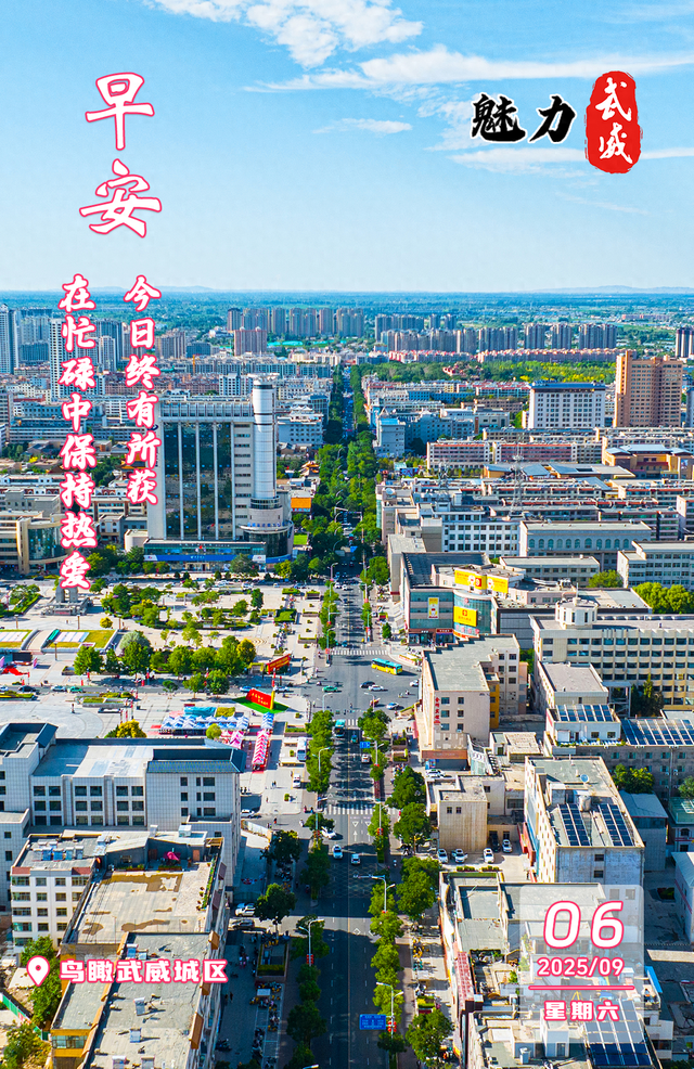 魅力武威丨鸟瞰武威城区