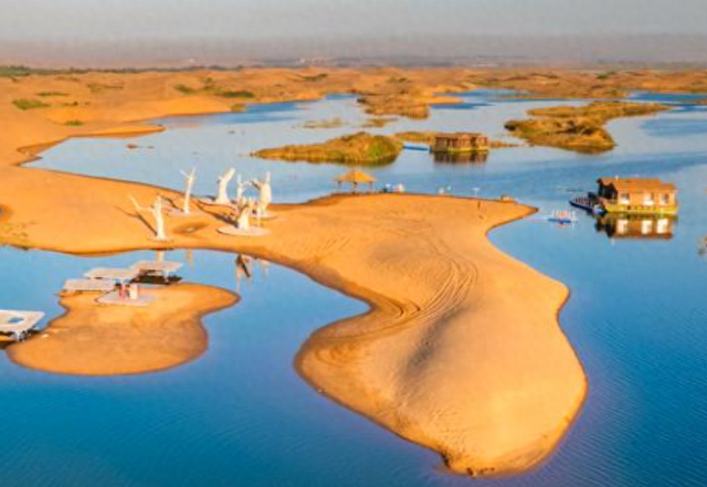 荒漠逆袭成宝地！乌海挖出18个西湖，背后竟藏千年治水智慧？