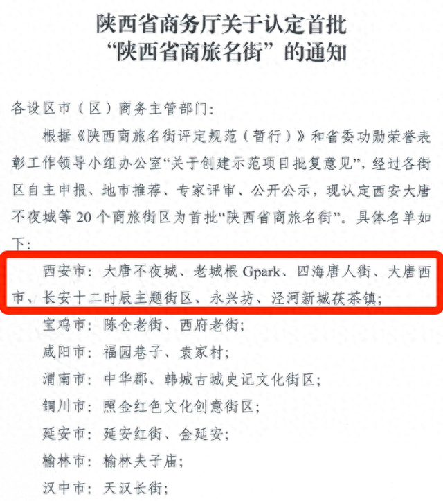 首批省级名单公布！西安这7条街，你逛过没？