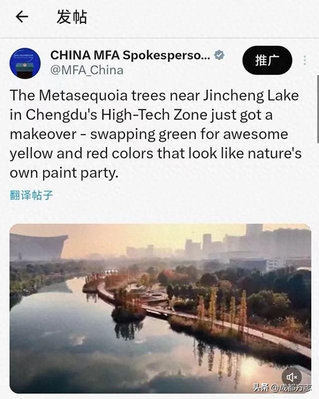 火出圈！外交部发言人也在关注成都这抹红→