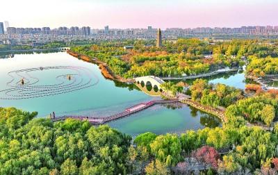 塞上湖城秋意浓