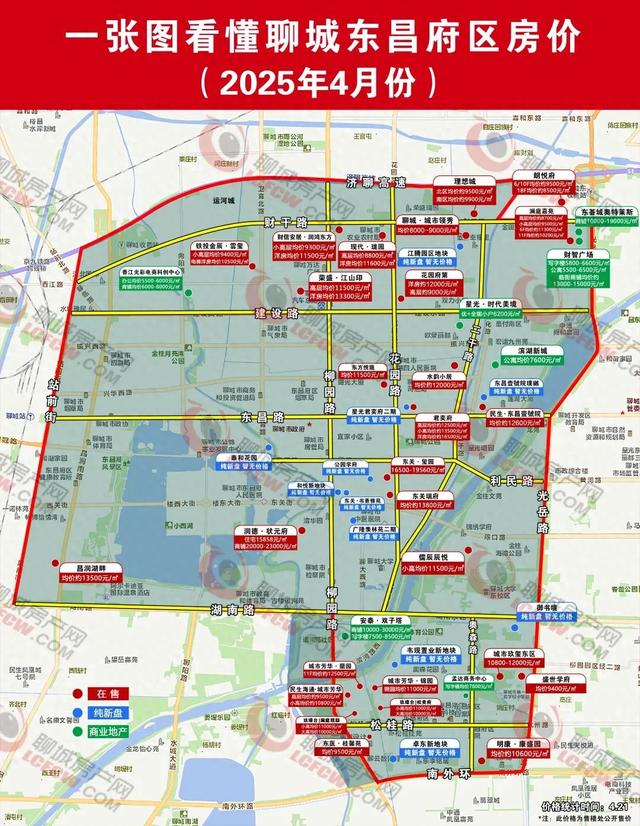 抓紧收藏！一图看懂聊城最新房价！