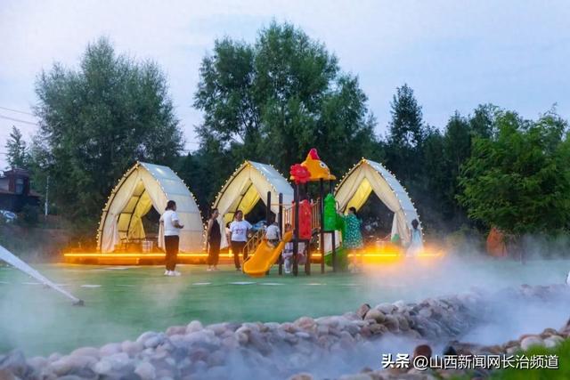 襄垣县虒亭镇建华村：灯火点亮露营经济 宝峰湖畔尽享清凉