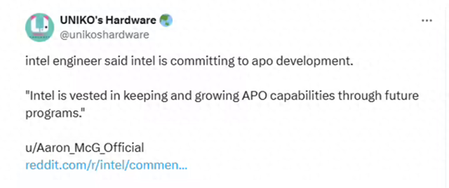 彩虹六号围攻优化（英特尔工程师回应APO优化工具停更质疑项目持续推进）