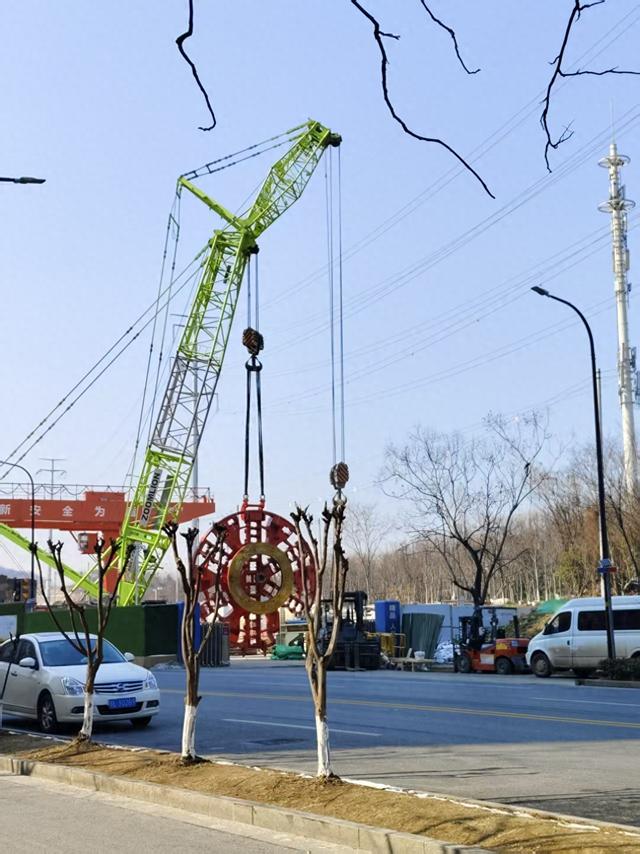 宁扬城际南京段盾构正在吊装，预计2030年通车