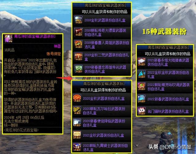 dnf觉醒装扮可以隐藏（DNF15种绝版武器装扮来了411版本更新后）