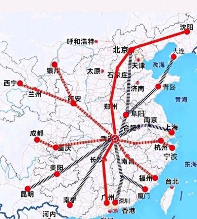 南京到北京铁路大约多少公里（没有郑州枢纽）