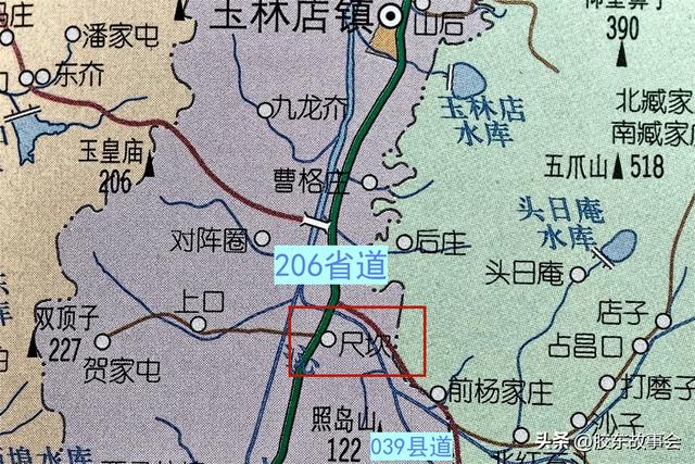 组图：牟平玉林店镇尺坎村掠影，河畔风光有特色，村里还有寿星