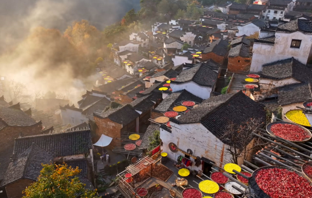 别只知道篁岭，婺源另一个赏秋胜地，美得像泼墨山水画